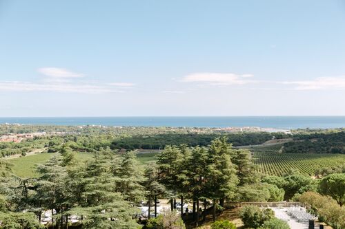 Vue sur la mer depuis le Château Valmy