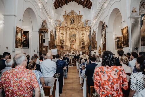 Cérémonie religieuse du mariage en l'église de Néfiach